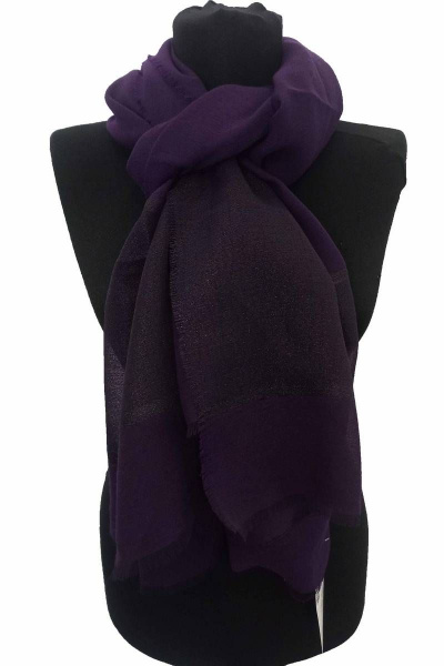 Шарф с широкой каймой из текстиля для повседневной носки TrendCorner 2-1-57-317 1404 - фото 1