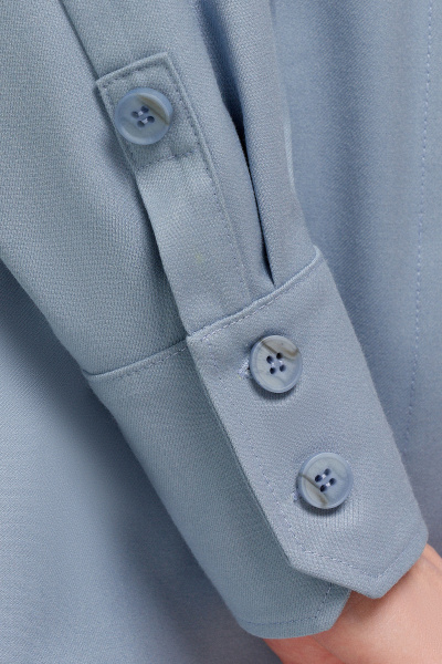 Блуза Панда 112340w голубой - фото 4