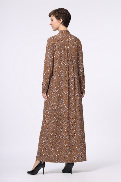 Платье Полинушка 475/2 горчичные_пятнышки - фото 3