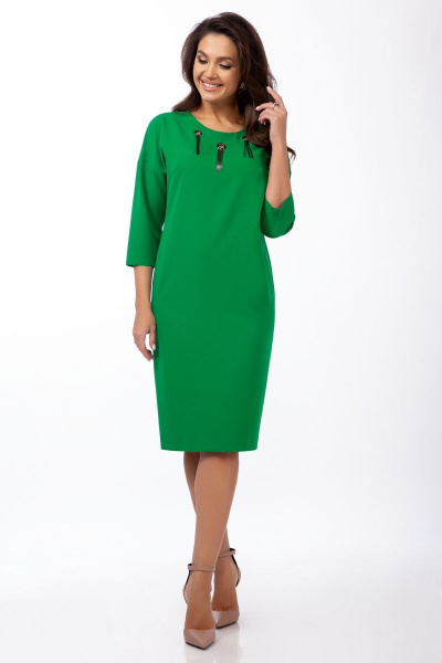 Платье Dilana VIP 1974 зеленый - фото 2