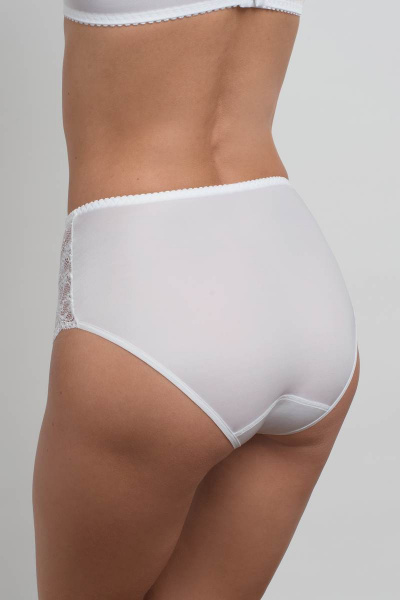 Трусы-высокие из эластичного трикотажа с кружевом, повседневные Milady 219 1.17 - фото 3