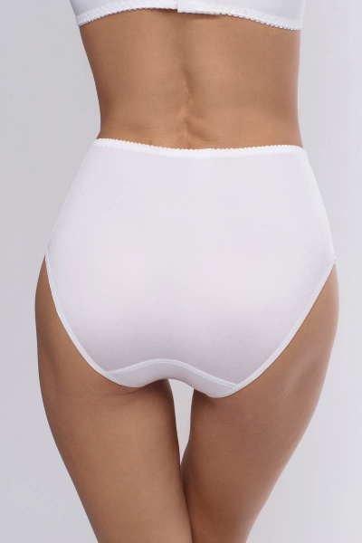 Трусы высокие из эластичного трикотажа с кружевом Milady 219 1.5 - фото 4