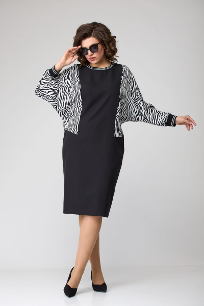 Платье EVA GRANT 7085 разводы - фото 1