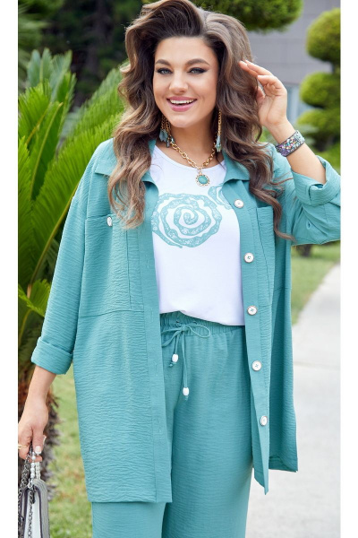 Блуза, брюки, жакет Vittoria Queen 18253 - фото 2