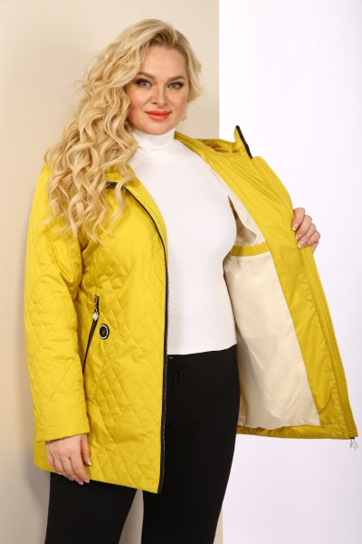 Куртка Shetti 2107 горчица - фото 8