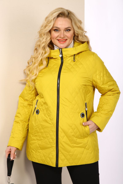 Куртка Shetti 2107 горчица - фото 6