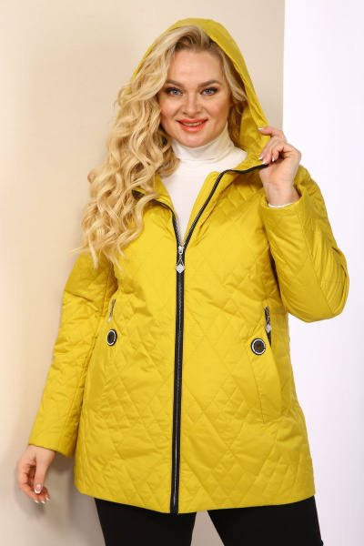 Куртка Shetti 2107 горчица - фото 5