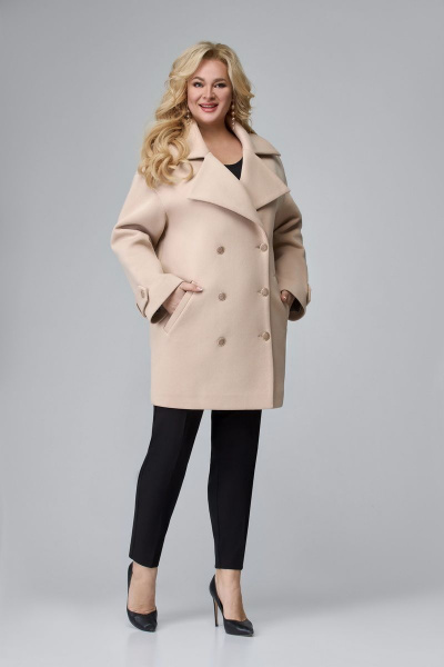 Пальто Svetlana-Style 1652 бежевый - фото 4
