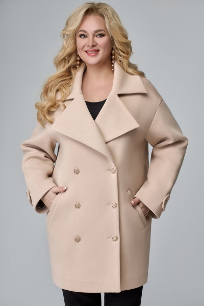 Пальто Svetlana-Style 1652 бежевый - фото 1