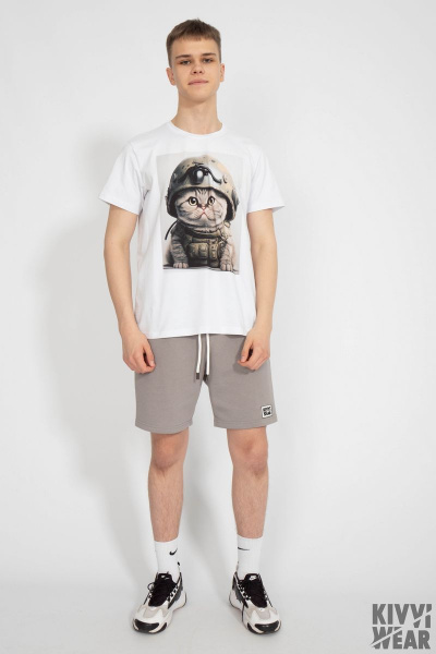 Футболка мужская классического кроя из хлопка Kivviwear 1010.15 - фото 3