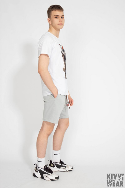 Футболка мужская классического кроя из хлопка Kivviwear 1010.16 - фото 5