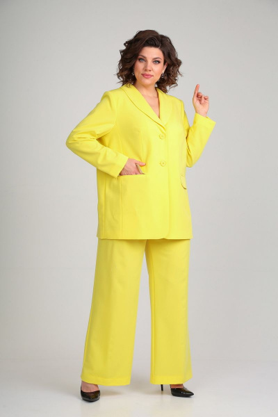 Брюки, жакет Mubliz 026 желтый - фото 4