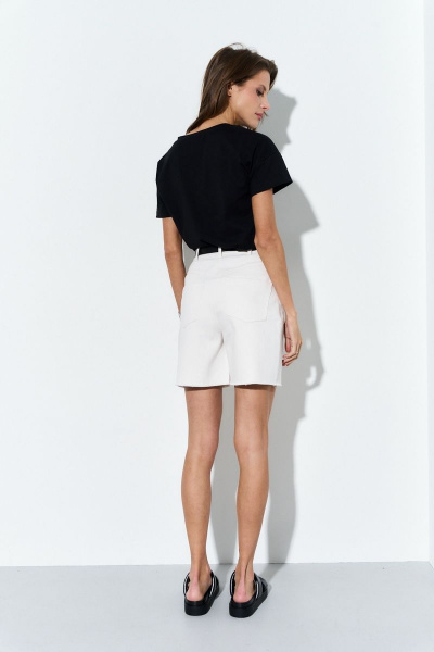 Круглогодичный черный джемпер из трикотажной ткани Luitui R5001 черный - фото 2