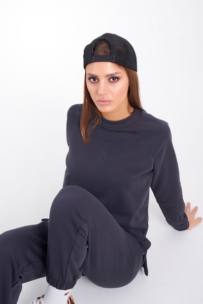 Костюм спорт /спортивный с высоким поясом из трикотажа GO F3028/30-03.170-176 - фото 5