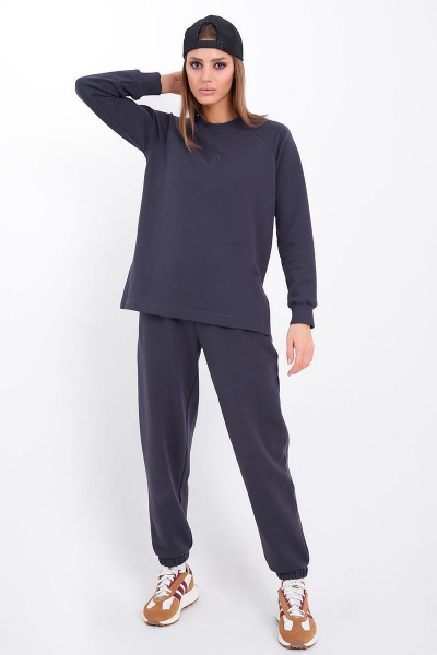 Костюм спорт /спортивный с высоким поясом из трикотажа GO F3028/30-03.170-176 - фото 2