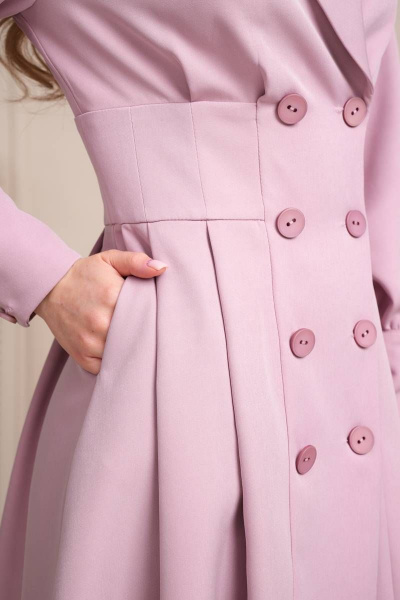 Платье LaKona 1488 пыльная_роза - фото 4