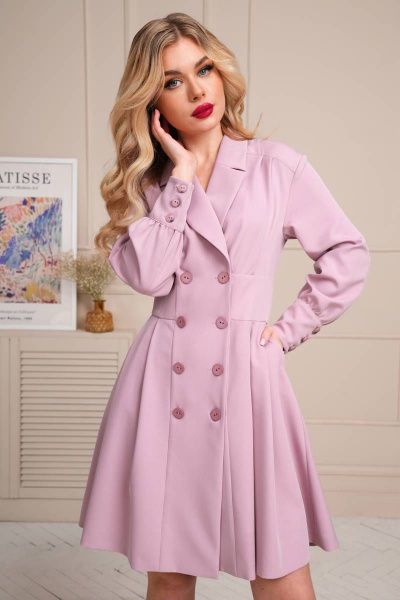 Платье LaKona 1488 пыльная_роза - фото 1