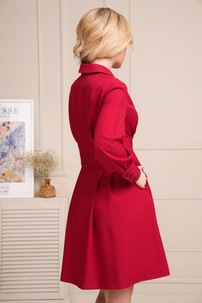 Платье LaKona 1488 винный - фото 7