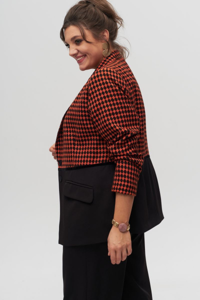 Брюки, жакет Anelli 1318 терракот - фото 6