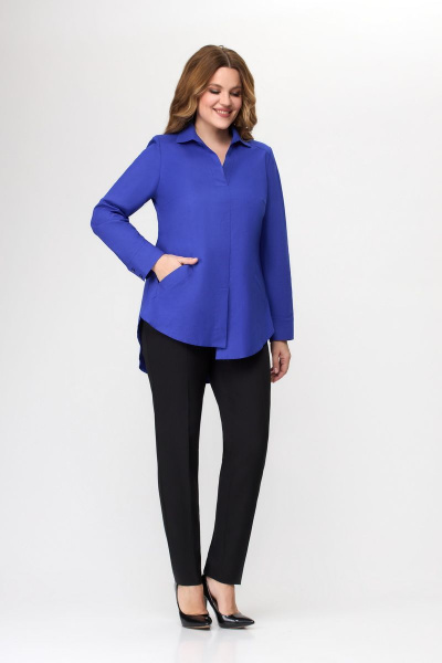 Блуза DaLi 4490 василёк - фото 2