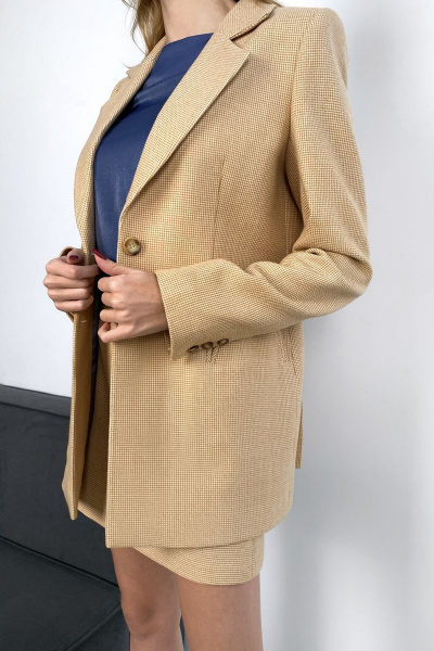 Жакет HELEN BIRCH J025a бежевый - фото 3