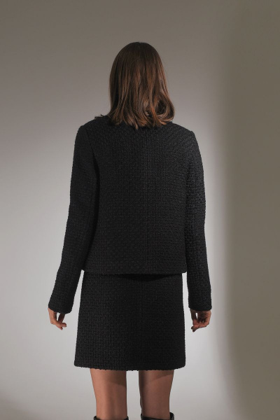 Жакет в стиле Шанель из твида с накладными карманами HELEN BIRCH J014 - фото 4