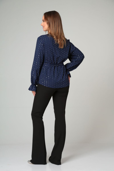 Блуза Modema м.700/3 темно-синий - фото 6
