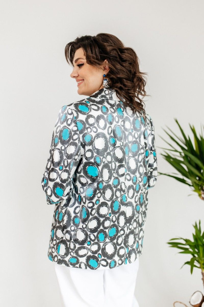 Жакет Romanovich Style 5-2490 бирюза - фото 5