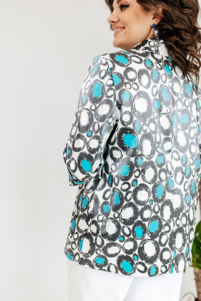 Жакет Romanovich Style 5-2490 бирюза - фото 7