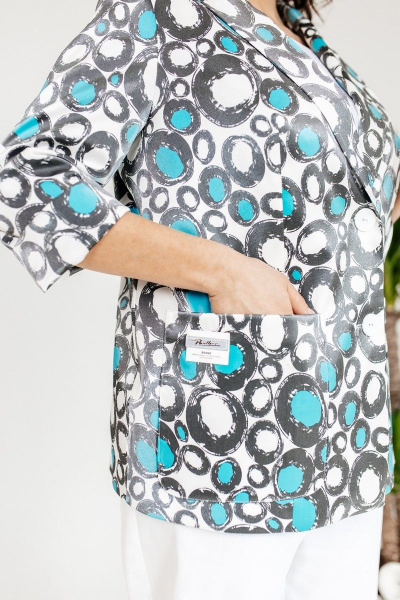 Жакет Romanovich Style 5-2490 бирюза - фото 6