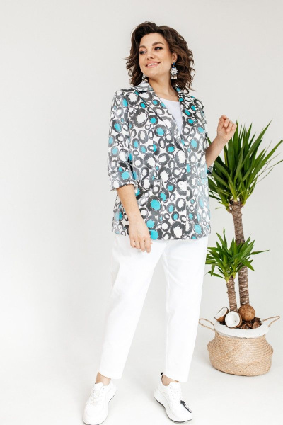 Жакет Romanovich Style 5-2490 бирюза - фото 2