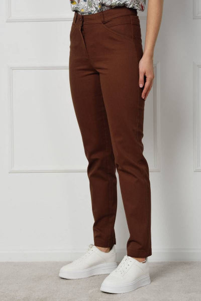 Брюки на каждый день из хлопка демисезонные Femme & Devur 9558 3.27F(164) - фото 6