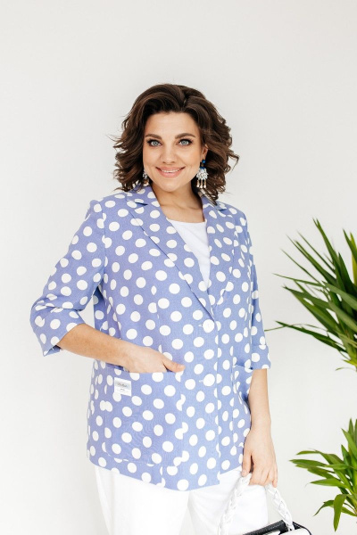 Жакет Romanovich Style 8-2490Х крупный_горох - фото 3