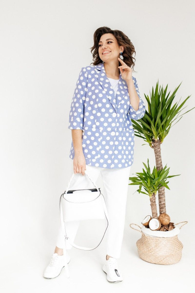 Жакет Romanovich Style 8-2490Х крупный_горох - фото 2