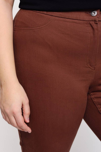 Брюки зауженного силуэта с защипами и резинкой Femme & Devur 1955 7.27BF(170) - фото 3