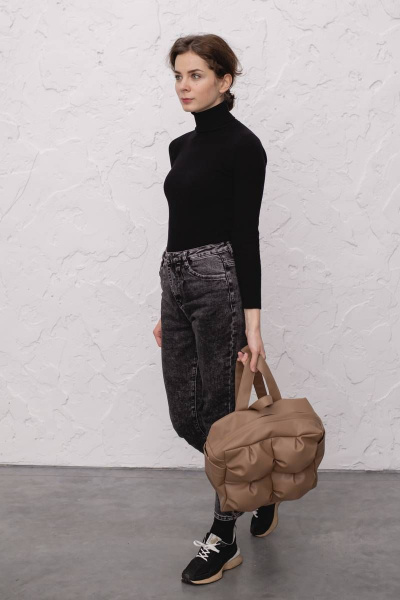 Рюкзак из экокожи бежевый для комфортной носки MT.Style рюкзак2 iris - фото 6