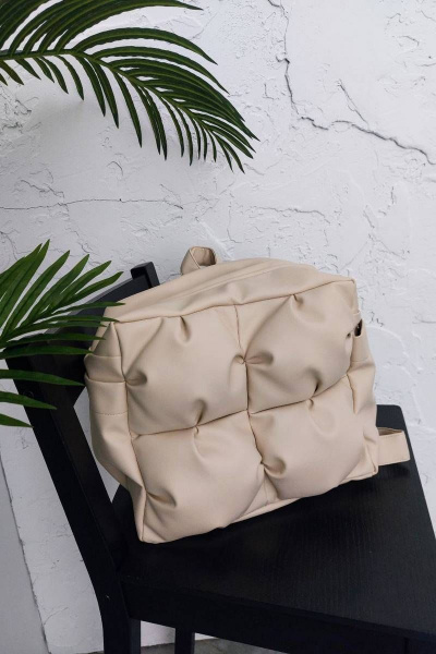 Рюкзак из экокожи бежевый для повседневных дел MT.Style рюкзак2 bez - фото 2