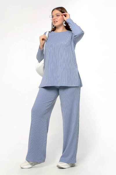 Брюки La rouge 8035 голубой - фото 1
