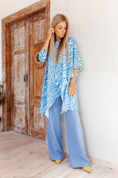 Туника Ambera Style 1033 аквамарин - фото 4