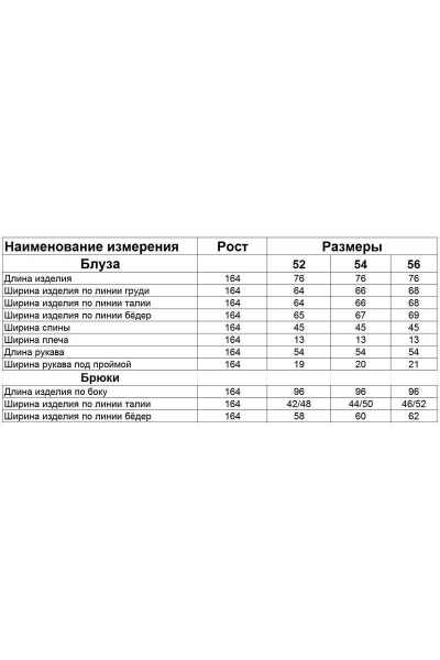 Блуза, брюки, жилет Диомант 1838 - фото 3