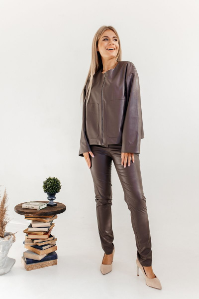 Брюки Ambera Style 1012М миндаль - фото 3