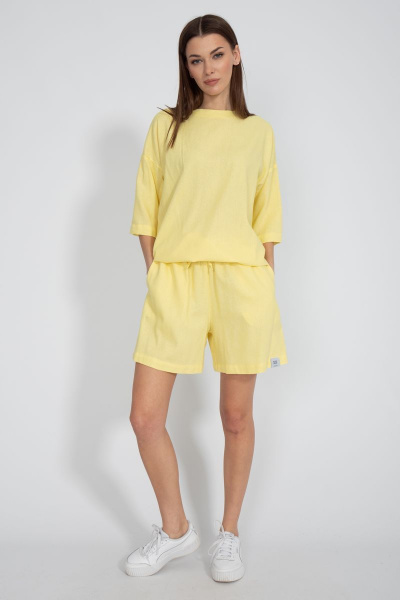 Шорты свободного кроя из льна на каждый день Kivviwear 4074.15 - фото 10