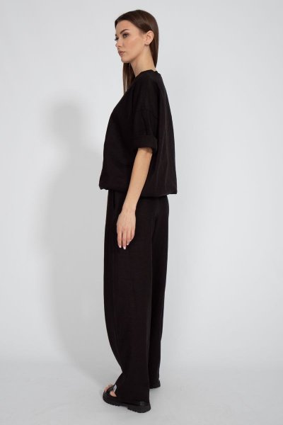 Костюм из льна свободный брюки и джемпер с карманами Kivviwear 40754076.11 - фото 9