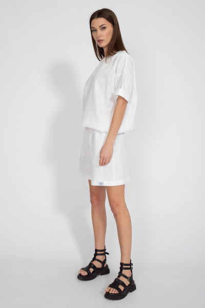 Летний костюм из льна с шортами и джемпером Kivviwear 40754074.10 - фото 5