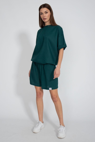 Летний ленящийся костюм с шортами и джемпером Kivviwear 40754074.12 - фото 2