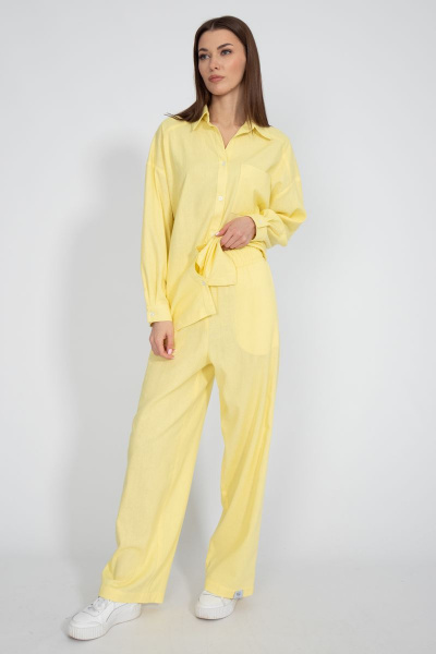 Летний леняной костюм: брюки и рубашка с карманами Kivviwear 40734076.15 - фото 5