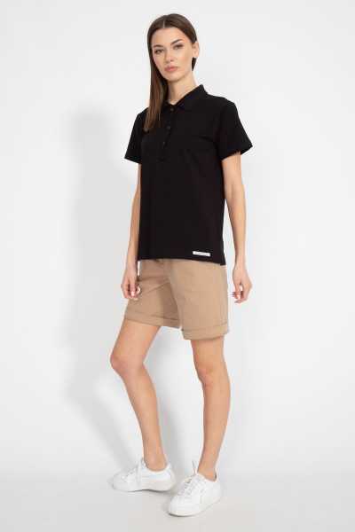 Премиальная хлопковая футболка поло с боковыми разрезами Kivviwear 3038.01 - фото 13