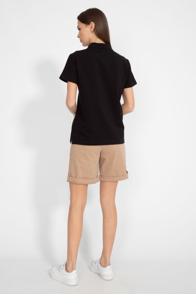 Премиальная хлопковая футболка поло с боковыми разрезами Kivviwear 3038.01 - фото 11