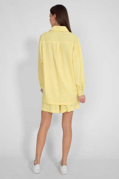 Летний леняной костюм: шорты и свободная рубашка Kivviwear 40734074.15 - фото 8