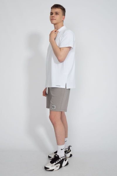 Премиальная футболка поло мужская из хлопка с боковыми разрезами Kivviwear 3010.02 - фото 4